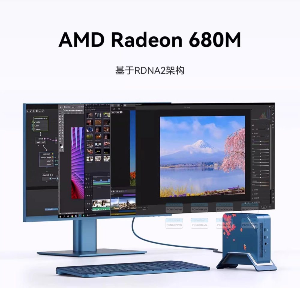 Máy Tính Mini Pc Minisforum Um773 Me Amd Ryzen 7 7735hs (barebone) 1