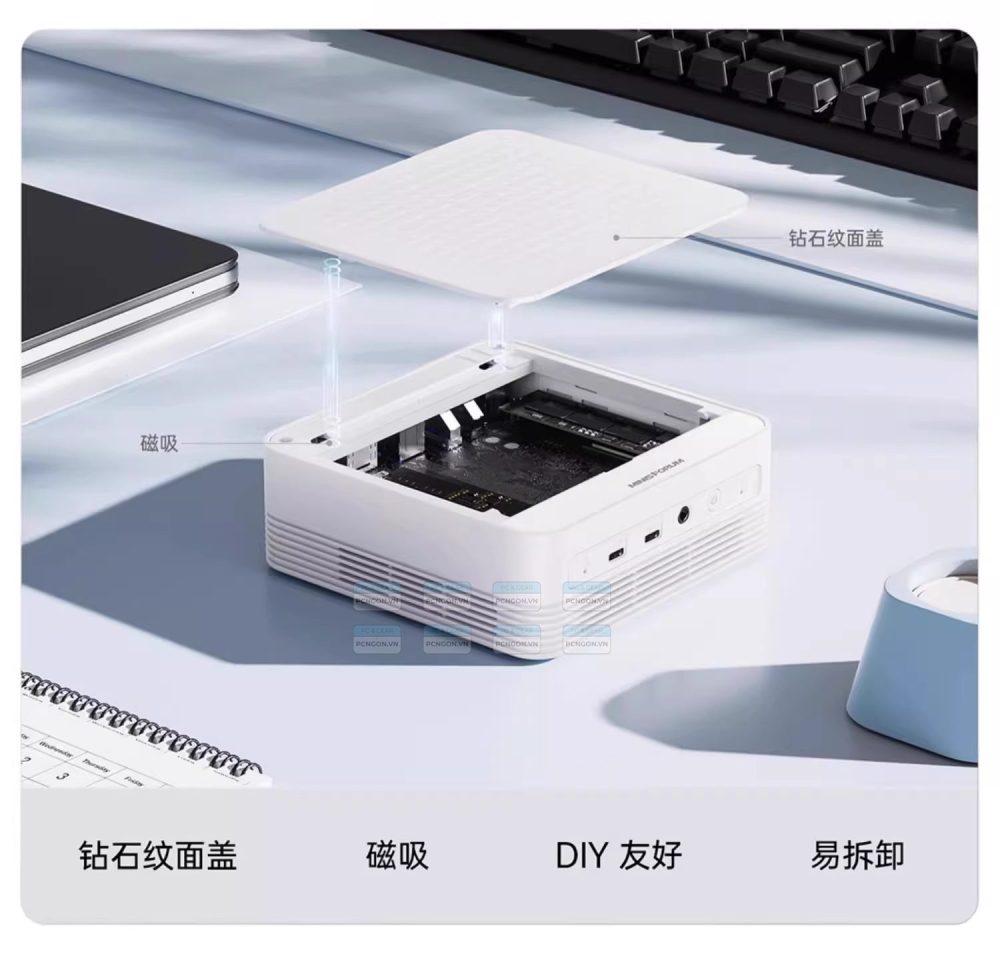 Máy Tính Mini Pc Minisforum Um773 Wt Amd Ryzen 7 7735hs (barebone) 9