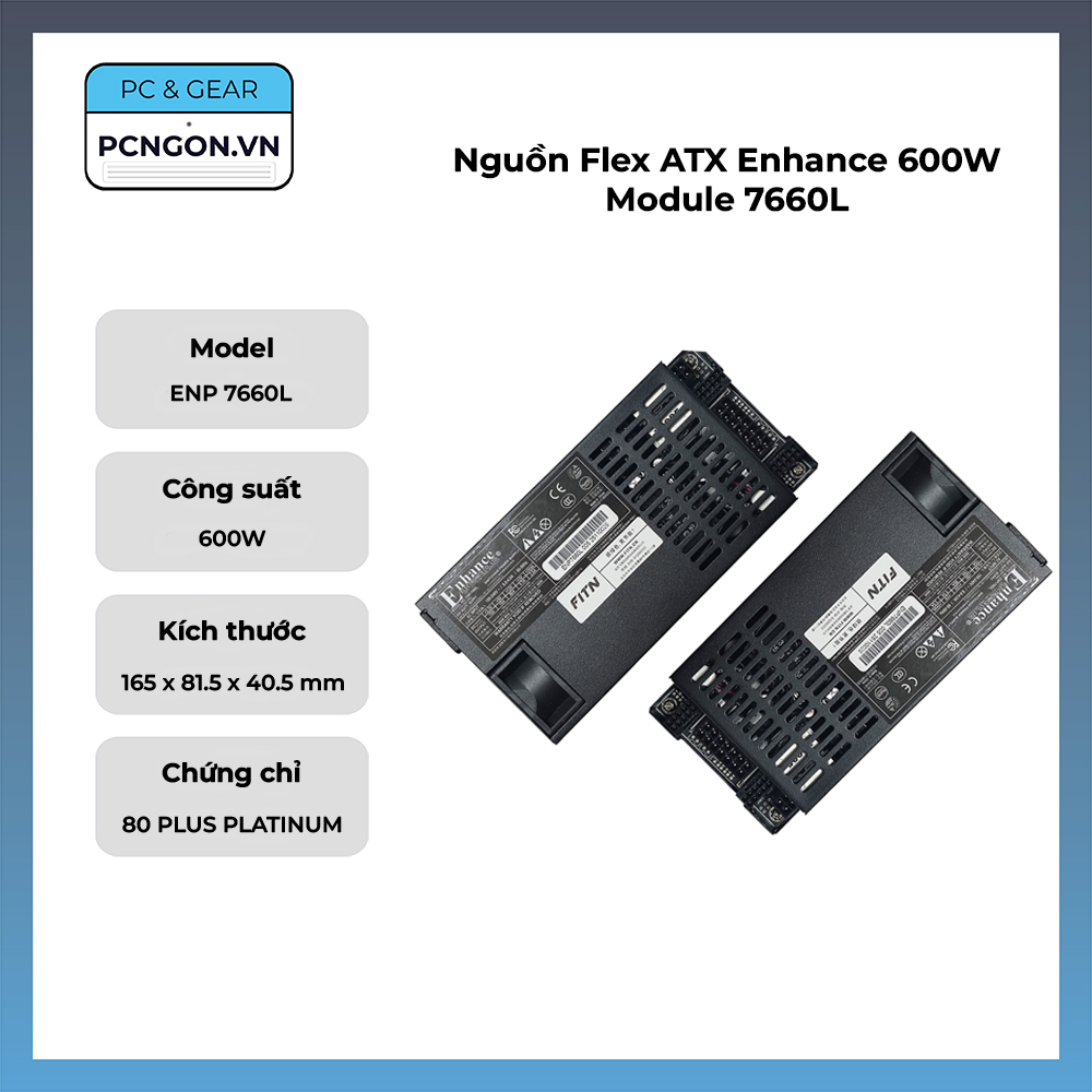 Nguồn Flex Atx Enhance 600w Module 7660l