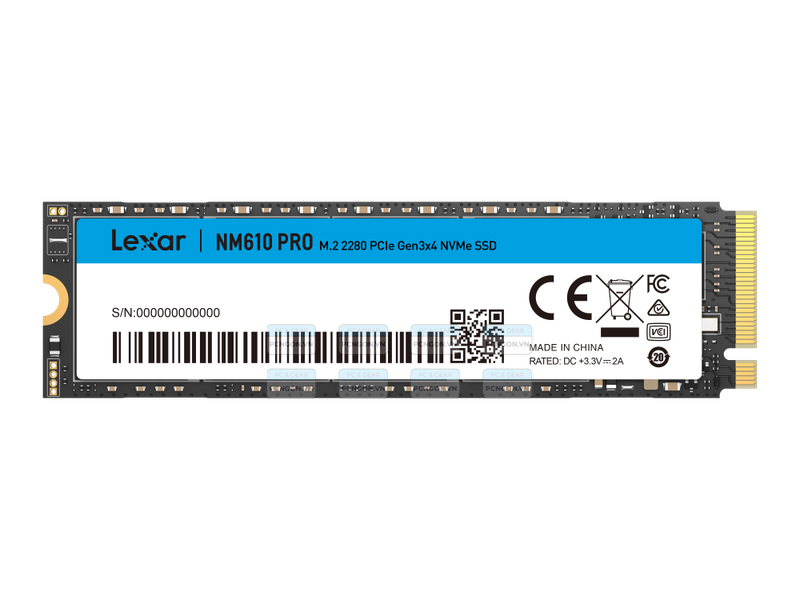 Ổ Cứng Ssd Nvme Lexar Nm610 Pro 500gb Gen3 X4 3