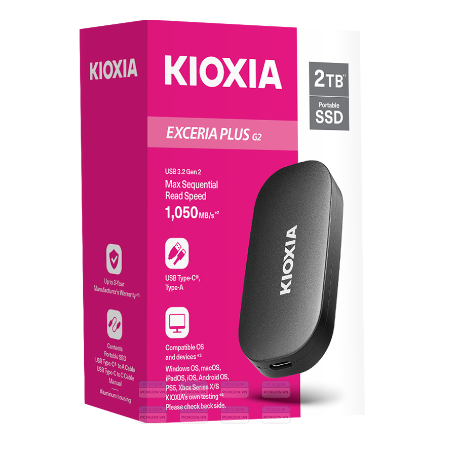 Ổ Cứng Di động Ssd Kioxia Exceria Plus G2 Portable 2tb 1