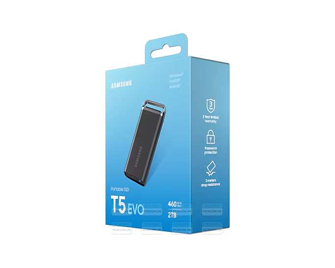 Ổ Cứng Di động Ssd Samsung T5 2tb Black 2