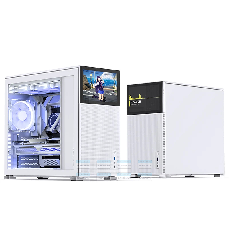 Vỏ Case Máy Tính Jonsbo D41 Mesh Screen (black, White) 1