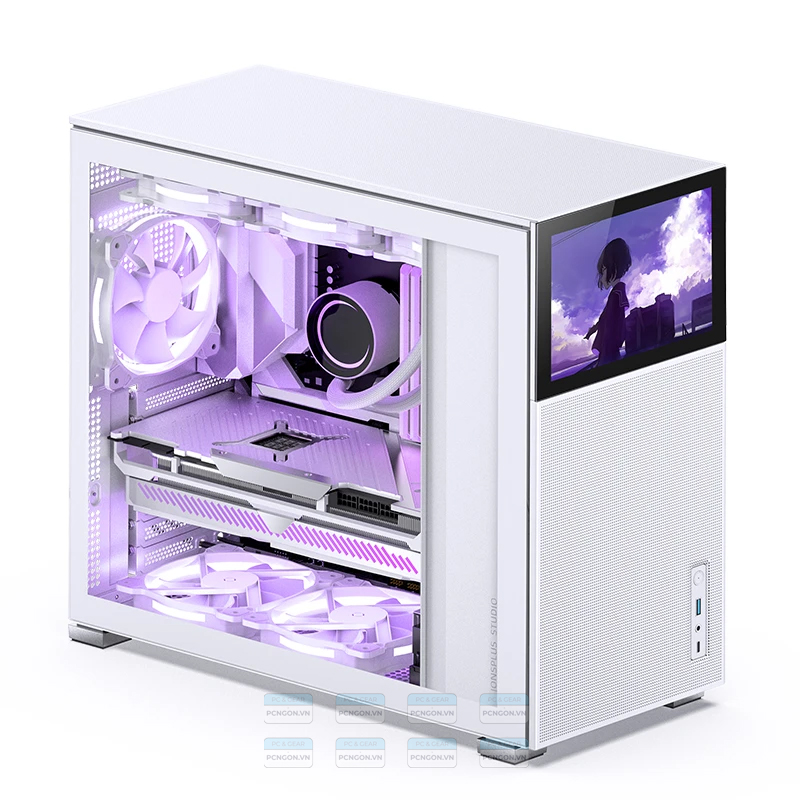 Vỏ Case Máy Tính Jonsbo D41 Mesh Screen (black, White) 2