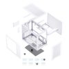 Vỏ Case Máy Tính Mini Itx Jonsbo C6 Max (black, White) 14