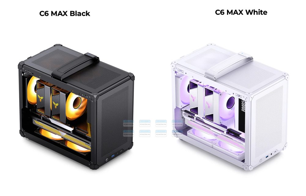Vỏ Case Máy Tính Mini Itx Jonsbo C6 Max (black, White) 33
