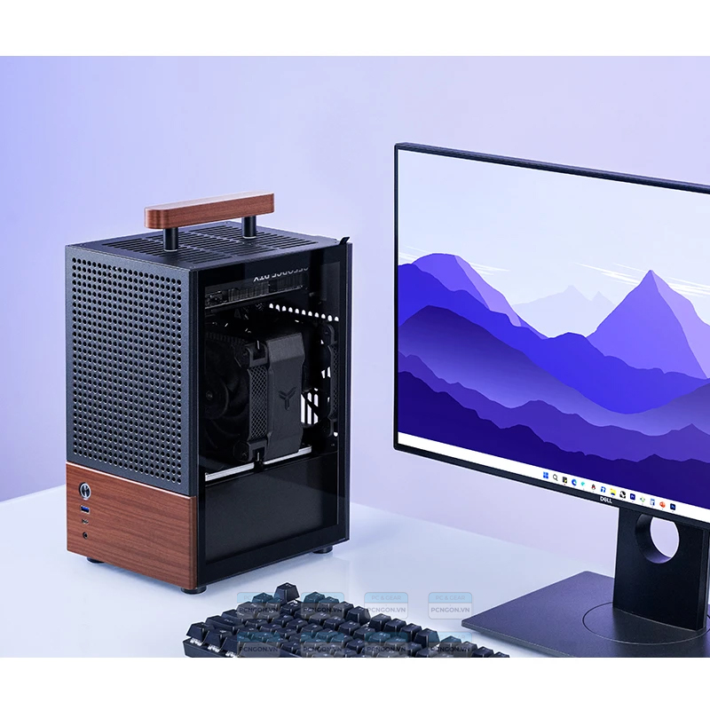 Vỏ Case Máy Tính Mini Itx Jonsbo T6 Đen 2