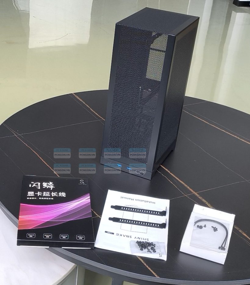 Vỏ Case Máy Tính Mini Itx Shiny Snake L300 Đen (không Kèm Riser) 2