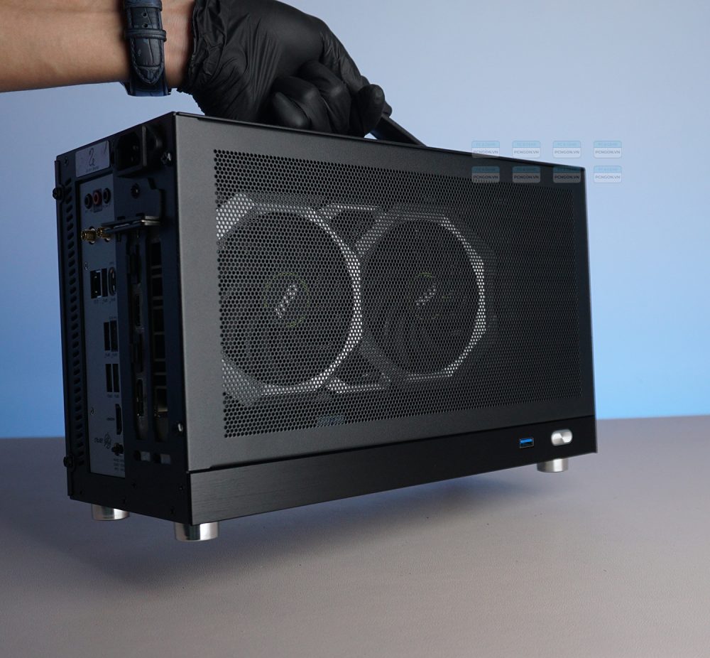 Vỏ Case Máy Tính Mini Itx Shiny Snake S300 Đen (không Kèm Riser) 3