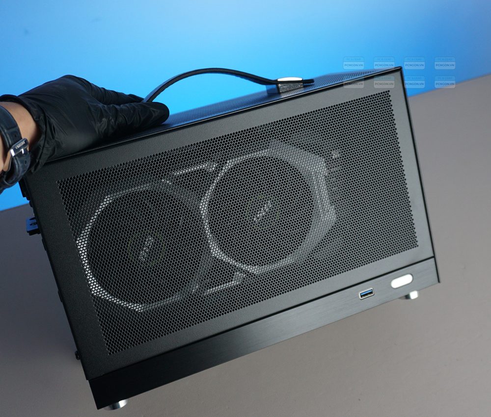 Vỏ Case Máy Tính Mini Itx Shiny Snake S300 Đen (không Kèm Riser) 4