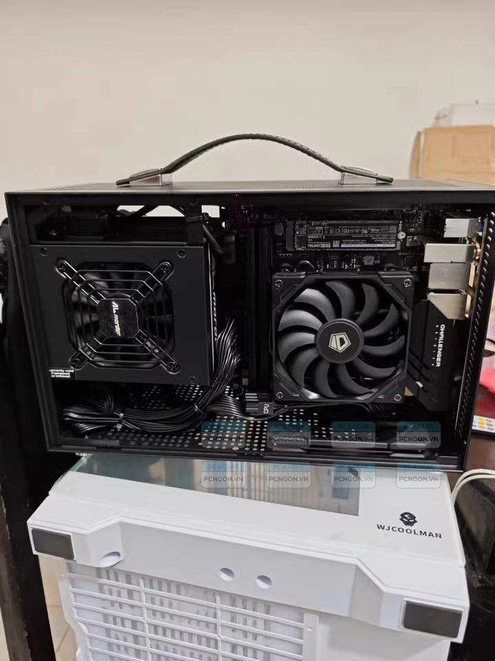 Vỏ Case Máy Tính Mini Itx Shiny Snake S400 Pro Đen (không Kèm Riser) 2