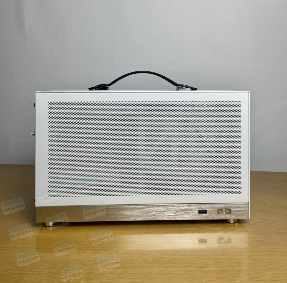 Vỏ Case Máy Tính Mini Itx Shiny Snake S400 Trắng (không Kèm Riser) 2
