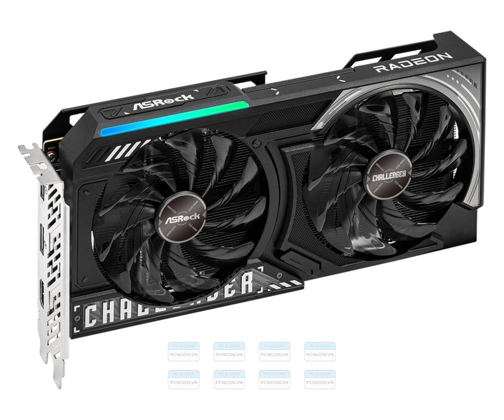 Card Màn Hình Asrock Rx 9060 Xt challenger 16gb Oc 3