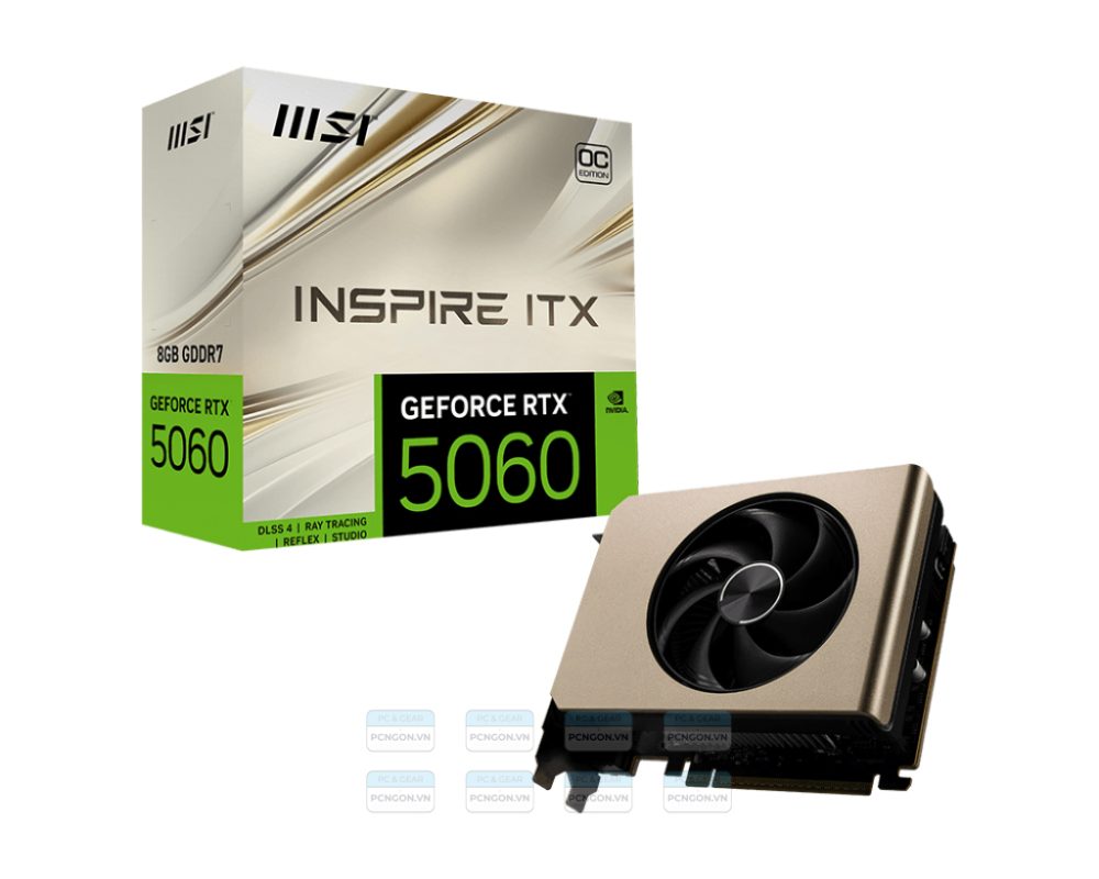 Card Màn Hình Msi Geforce Rtx 5060 8g Inspire Itx Oc 1