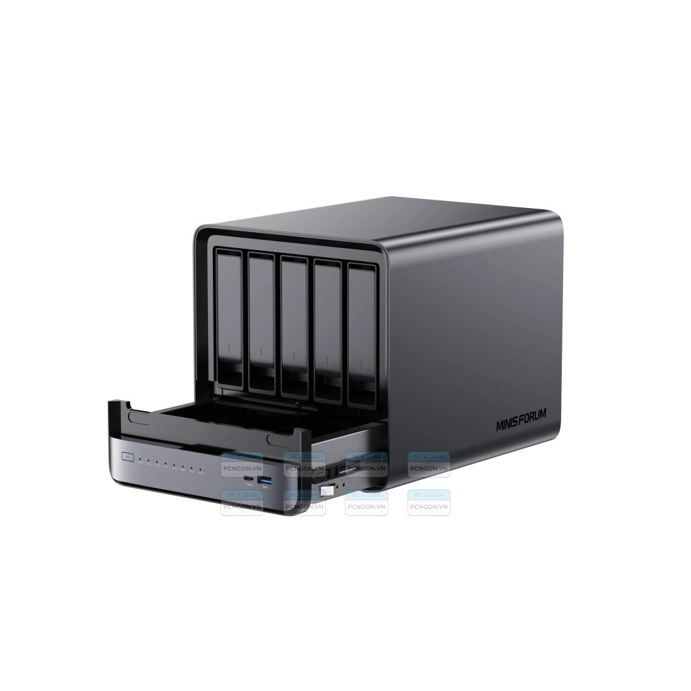 Máy Tính Mini Pc Minisforum N5 Pro Ai Nas Amd Ryen Ai 9 Hx370 4