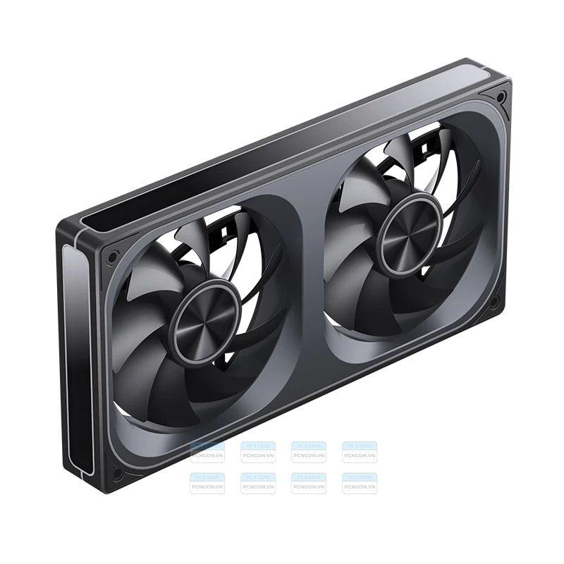 Quạt Tản Nhiệt Jonsbo Za-240 Pack 2 Fan Liền Gió Ngược (trắng, Đen) 1