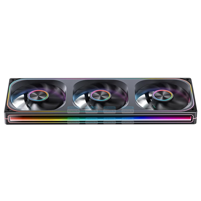 Quạt Tản Nhiệt Jonsbo Za-360 3 Fan Liền Gió Ngược (trắng, Đen) 3