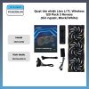 Quạt Tản Nhiệt Lian Li Tl Wireless 120 Pack 3 Revese (gió Ngược, Black, White)