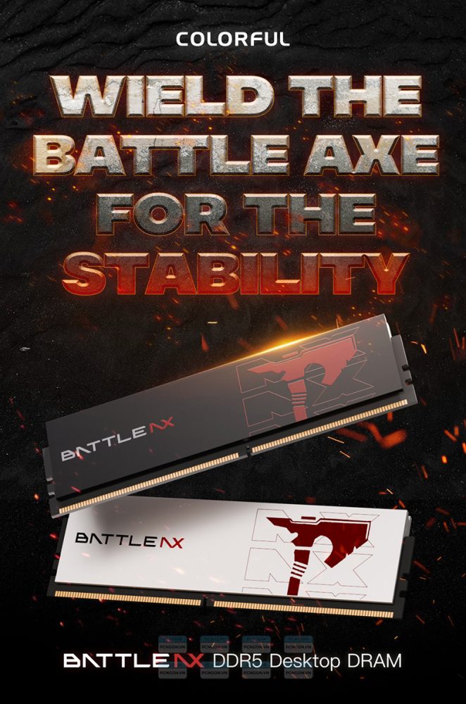 Ram Pc Ddr5 Colorful Battle Ax 16g 6000 C38 Pure White Oc 2