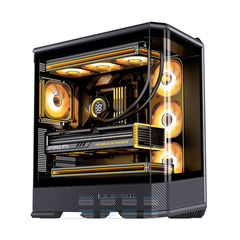 Vỏ Case Máy Tính Jonsbo D400 (black, White) 14