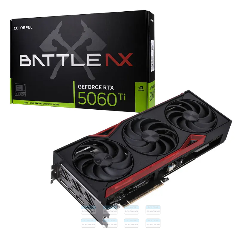 Card Màn Hình Colorful Geforce Rtx 5060 Ti Battle Ax 8gb-v 3