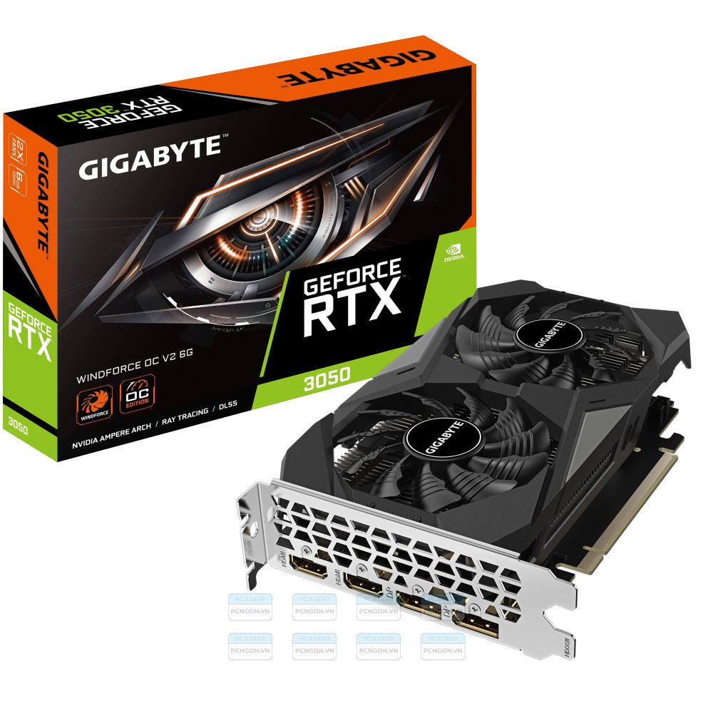 Card Màn Hình Gigabyte Geforce Rtx 3050 Windforce Oc V2 6g 1