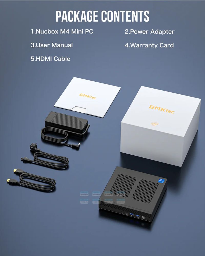 Máy tính Mini PC GMKtec M4 Intel i9 11900H (Barebone) 4