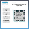 Cpu Amd Ryzen 5 7500f Tray Chính Hãng (3.7ghz Turbo 5.0ghz, 6 Nhân 12 Luồng)