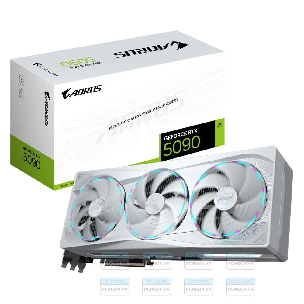 Card Màn Hình Gigabyte Aorus Geforce Rtx 5090 Stealth Ice 32g 3