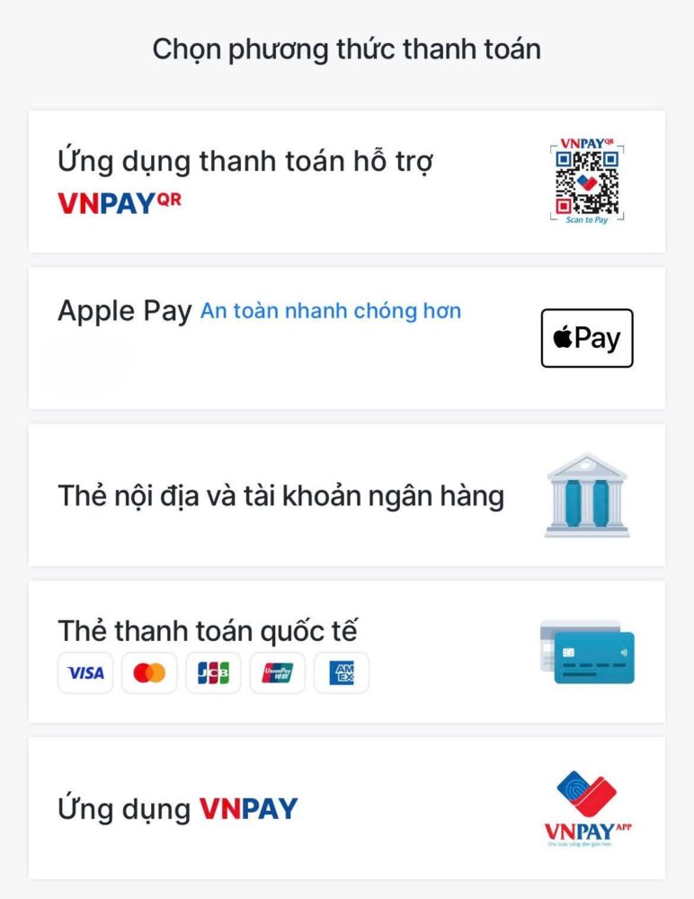 Hướng Dẫn Thanh Toán Vnpay 8