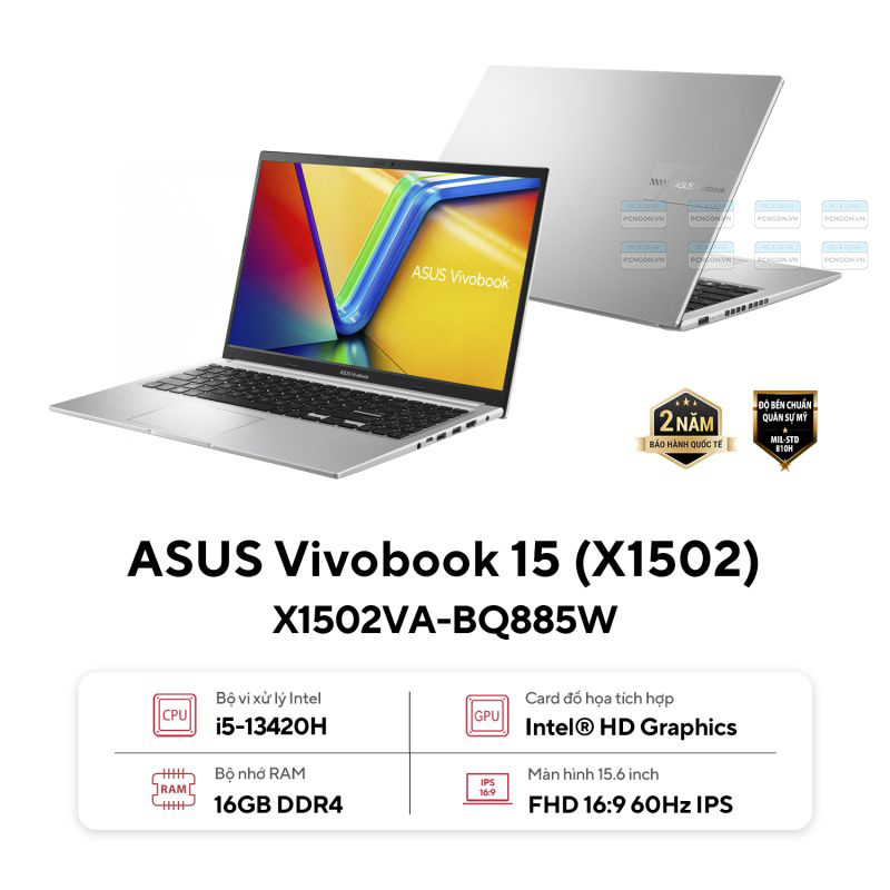 Laptop Asus Vivobook 15 X1502v (i5 13420h, Ram 16gb, Ssd 512gb) 1