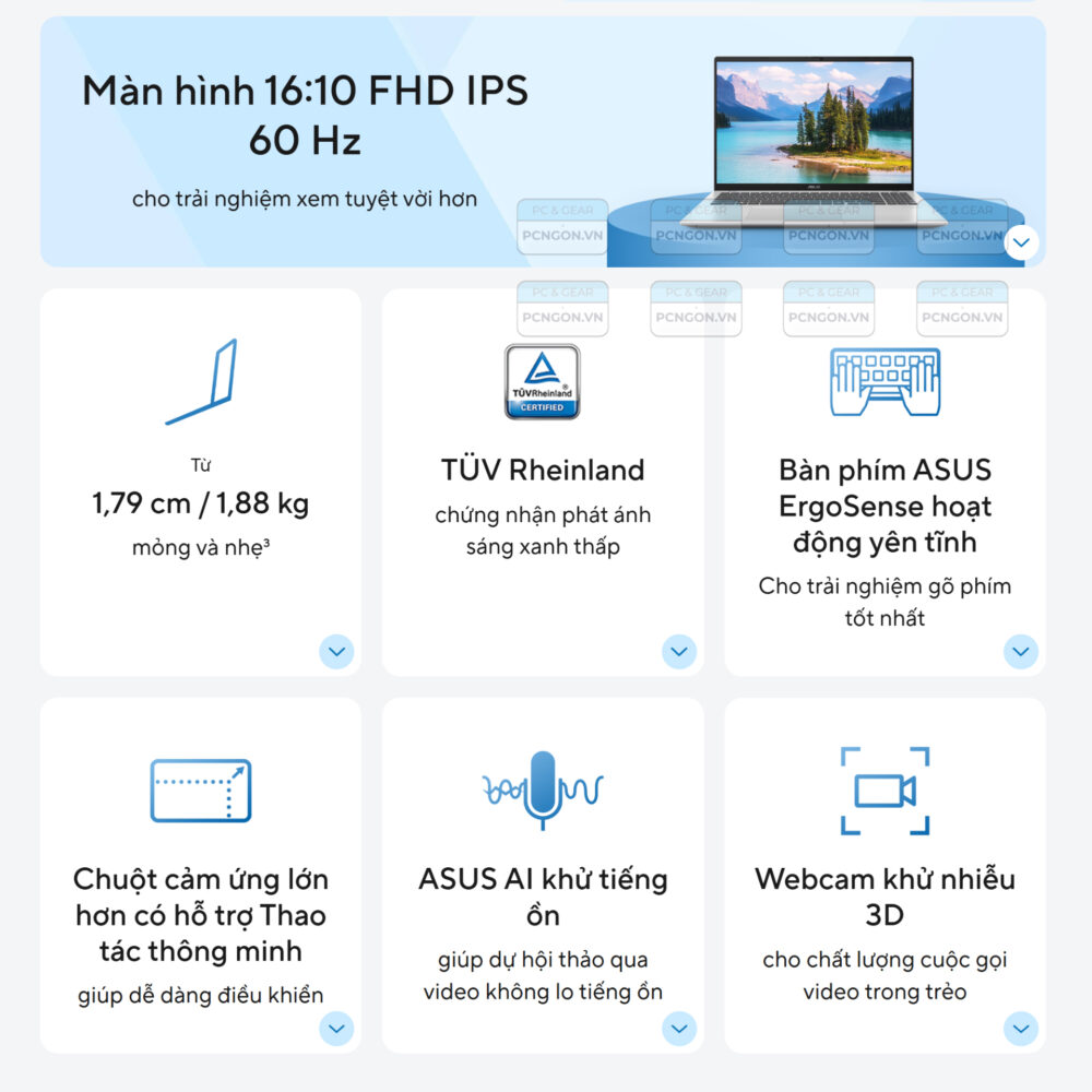 Laptop Asus Vivobook 16 A1607q Copilot Pc 3