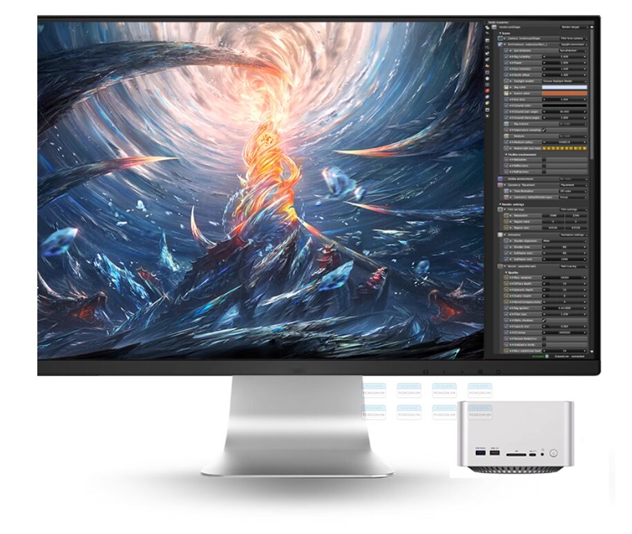 Máy Tính Mini Pc Fevm Fa65g Amd Ryzen 5 7500f Rtx 4060 (barebone) 4