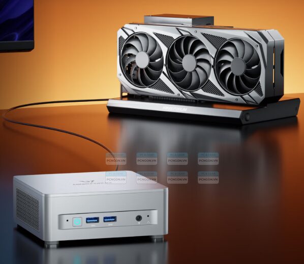 Máy Tính Mini Pc Minisforum Um870 Plus Amd Ryzen 7 8745h (16g, 1tb) 2