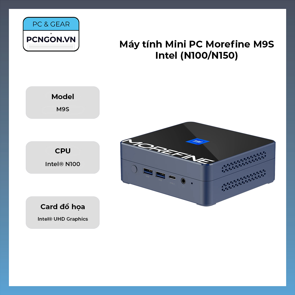 Máy Tính Mini Pc Morefine M9s Intel (n100,n150)