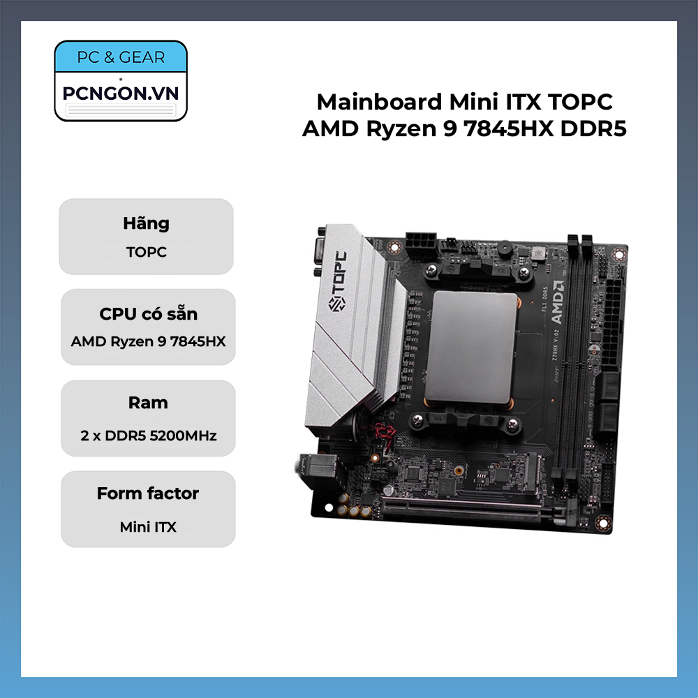 Mainboard Mini Itx Topc Amd Ryzen 9 7845hx Ddr5