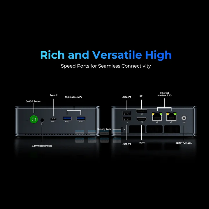 Máy Tính Mini Pc Gmktec M5 Ultra Amd Ryzen 7 7730u (barebone) 3