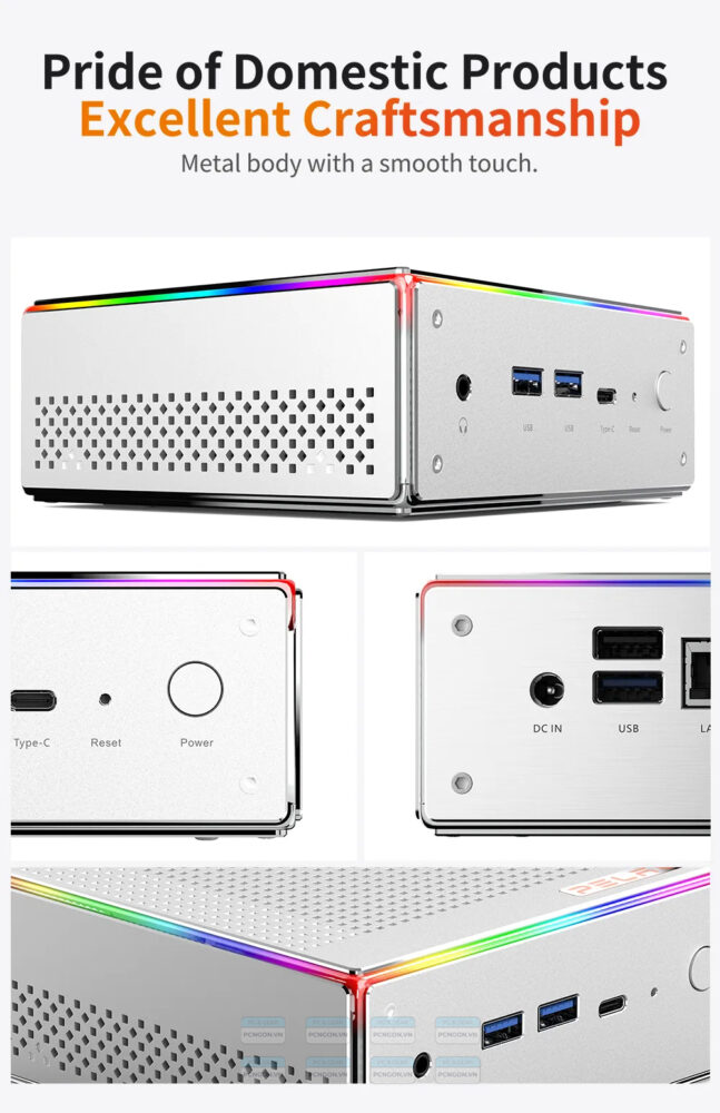 Máy Tính Mini Pc Peladn Ha 4 Amd Ryzen 9 7940hs (barebone) 1