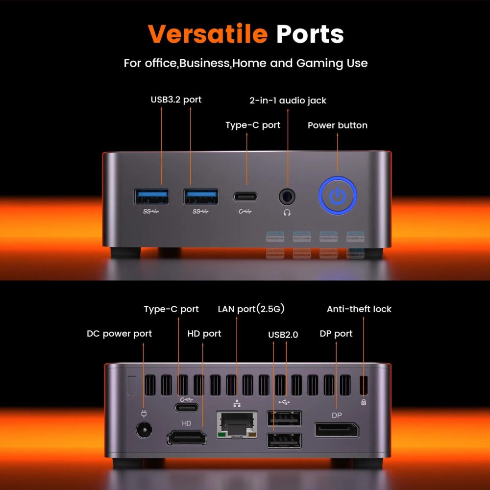 Máy Tính Mini Pc Peladn Wo7 Amd Ryzen 7 7735u (barebone) 2