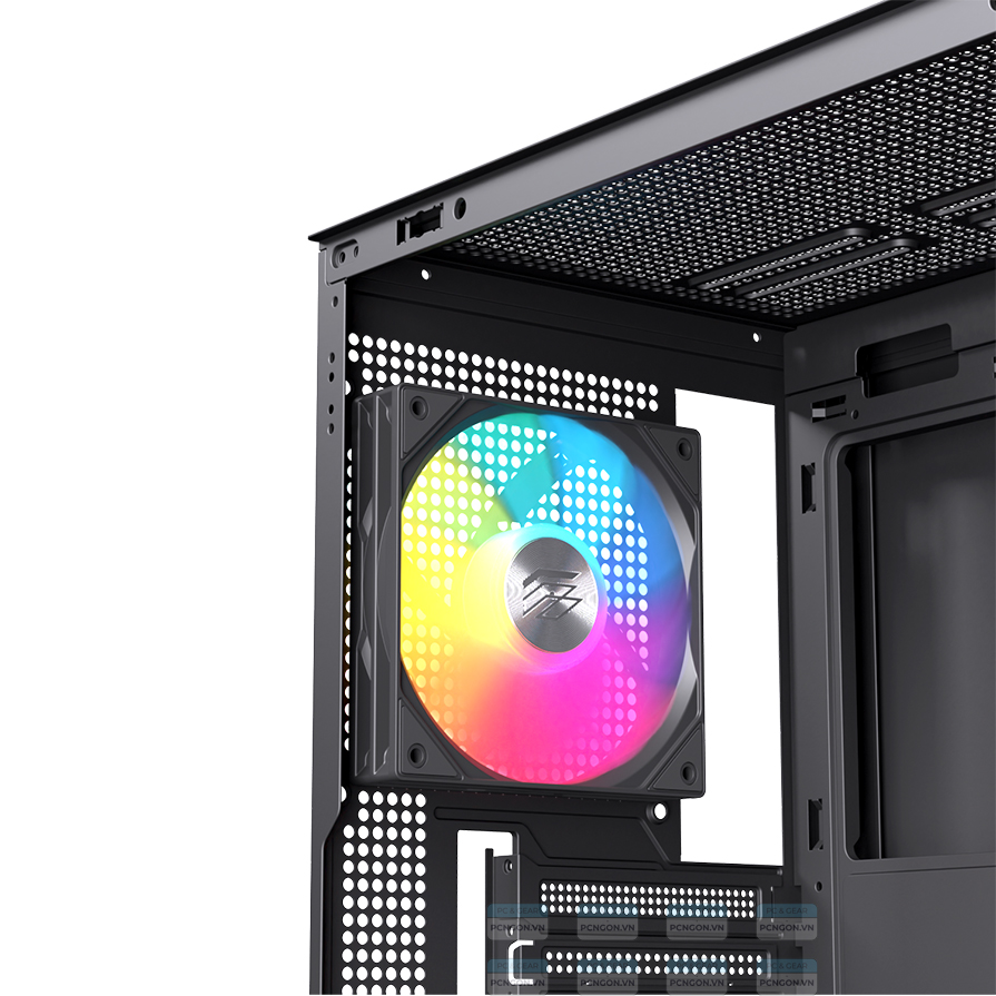 Vỏ Case Máy Tính Einarex P600 (trắng, Đen) 6