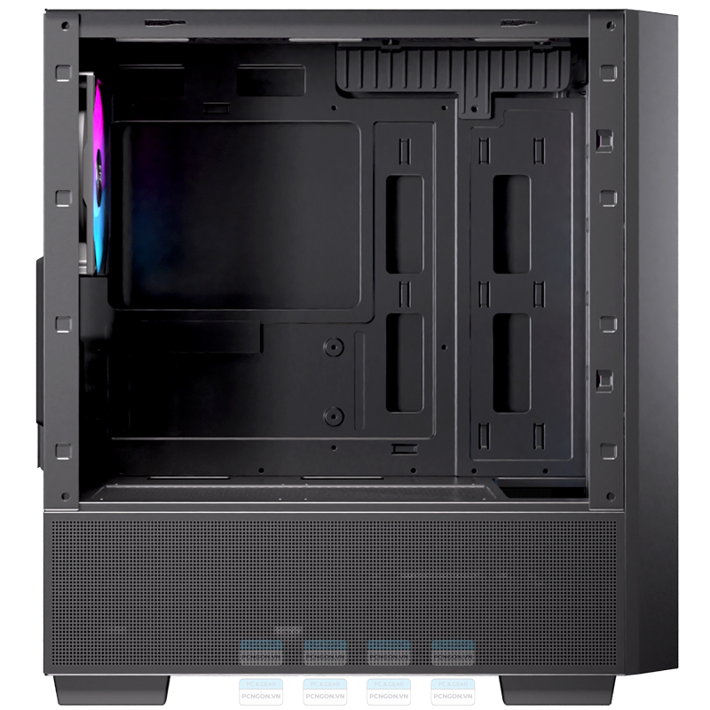 Vỏ Case Máy Tính Einarex Pm150 Rgb (trắng, Đen) 3