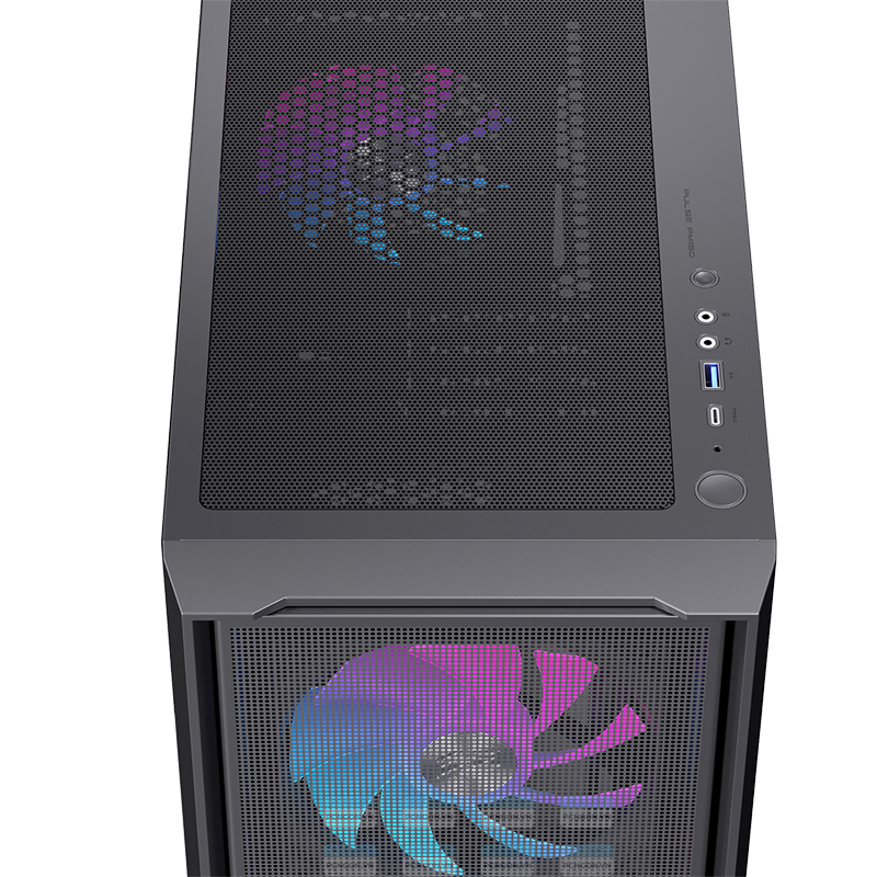 Vỏ Case Máy Tính Einarex Pm150 Rgb (trắng, Đen) 7