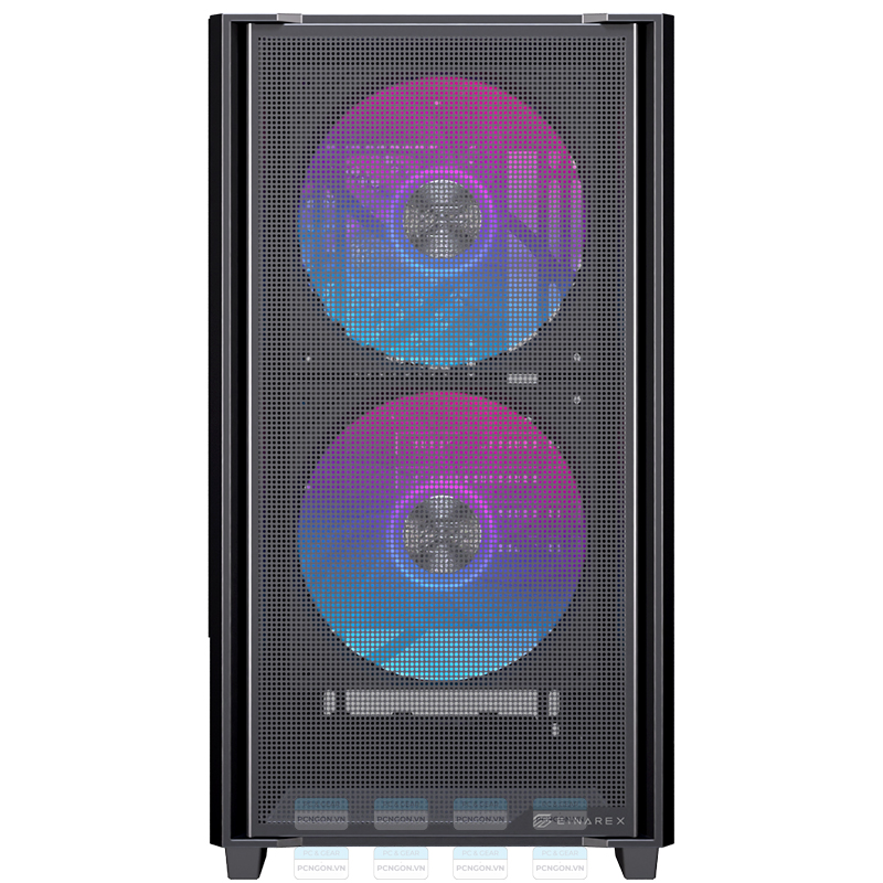 Vỏ Case Máy Tính Einarex Pm150 Rgb (trắng, Đen) 8