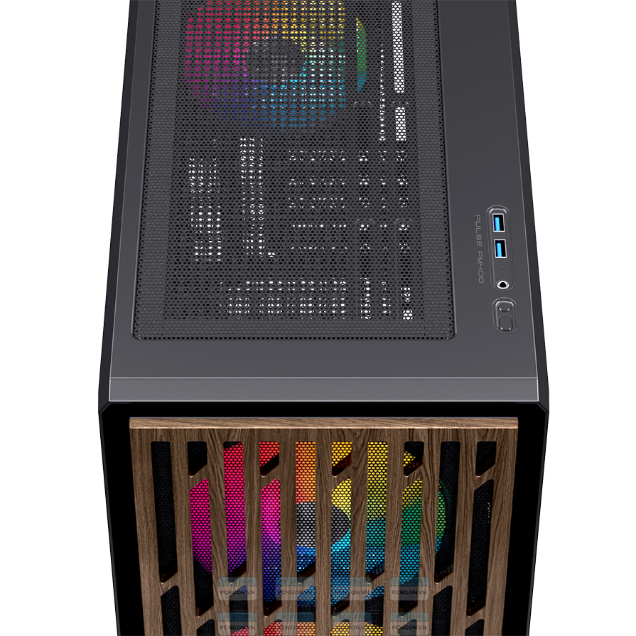 Vỏ Case Máy Tính Einarex Pm400 (trắng, Đen) 11