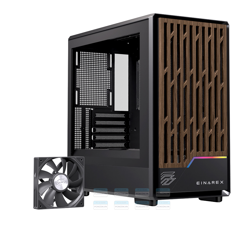 Vỏ Case Máy Tính Einarex Pm400 (trắng, Đen) 2