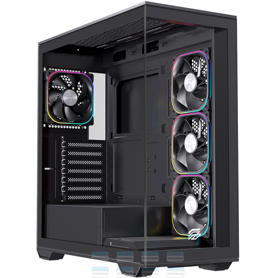 Vỏ Case Máy Tính Einarex S700 (trắng, Đen) 7