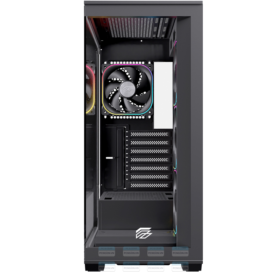 Vỏ Case Máy Tính Einarex S700 (trắng, Đen) 8