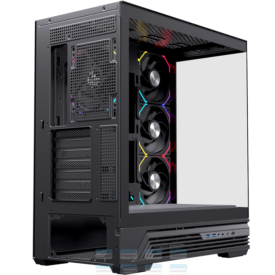 Vỏ Case Máy Tính Einarex S800 (trắng, Đen) 11