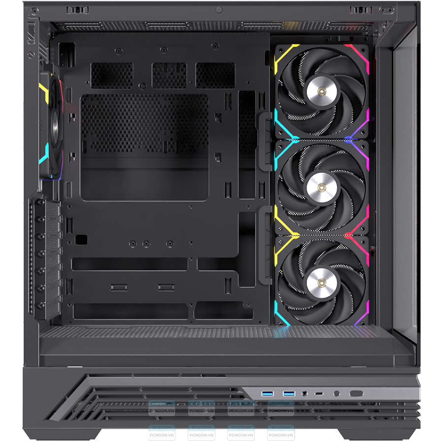 Vỏ Case Máy Tính Einarex S800 (trắng, Đen) 7