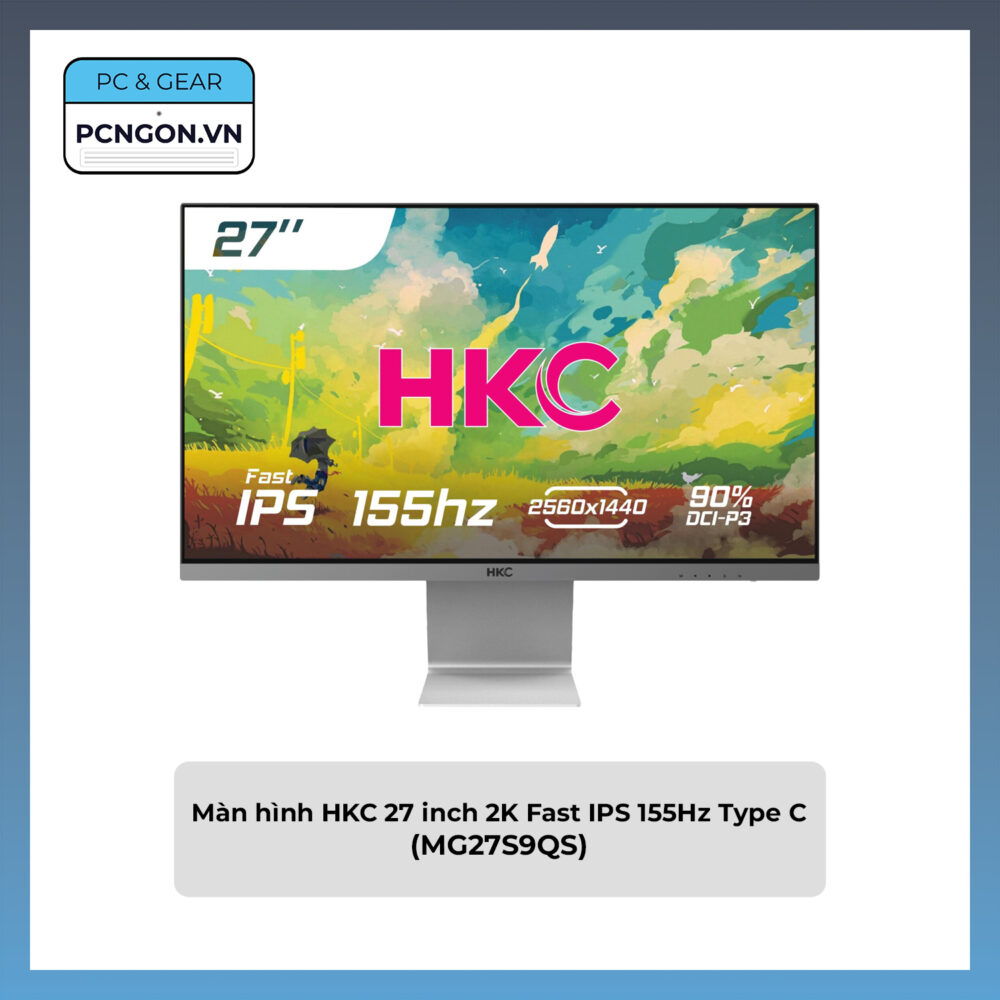 Màn Hình Hkc 27 Inch 2k Fast Ips 155hz Type C (mg27s9qs)
